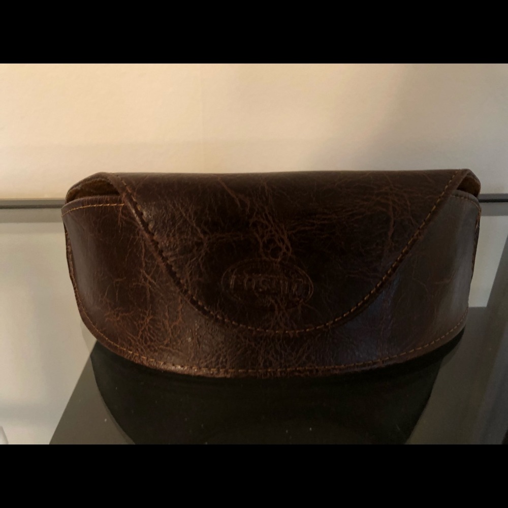 Leather Fossil Sunglasses Case